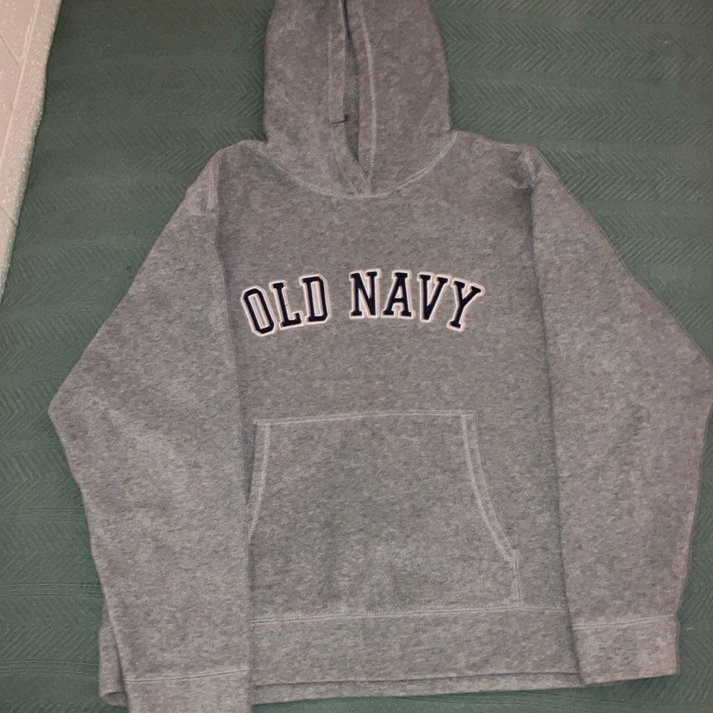 2000s old navy logo oversized men’s hoodie